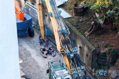 Photo illustrant les travaux au Centre Hospitalier Paul Coste-Floret - Agrandir l'image 1 sur 6, fenêtre modale
